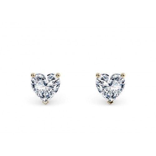 18k Four-Prong Studs Earrings 									