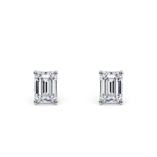 18k Four-Prong Studs Earrings 									