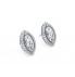 18k Halo Studs Earrings							