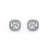 18k Halo Studs Earrings							