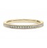 18K Classic Full Thread Set Diamond Band