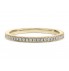 18K Classic Half Thread Set Diamond Band