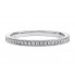 18K Classic Half Thread Set Diamond Band