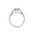 18k Halo Diamond Ring