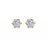 18k Six-Prong Studs Earrings