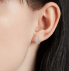 Diamond Hinged Hoop Earrings